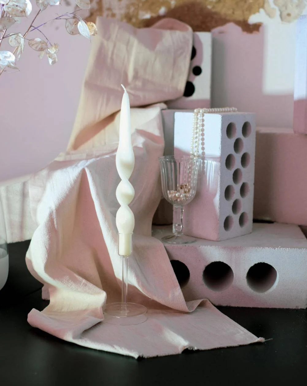 Candle - perla white - Image 4