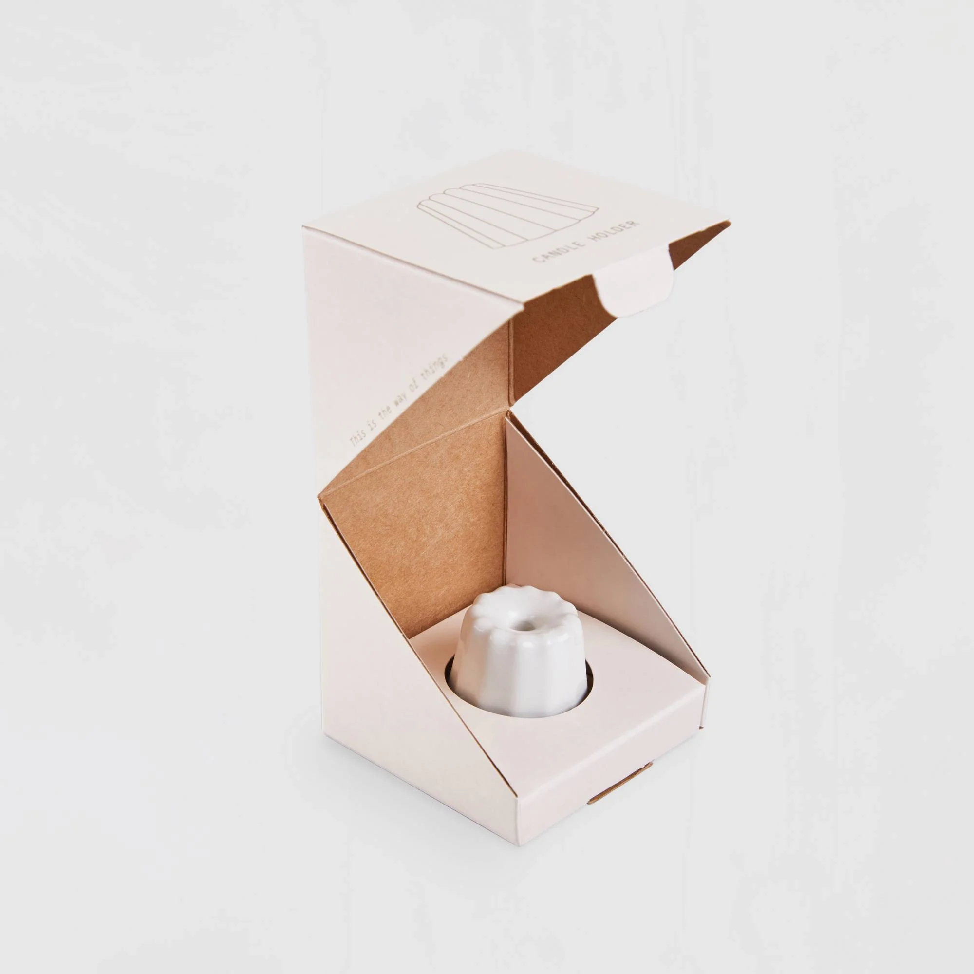 Porcelain candle holder - Image 4