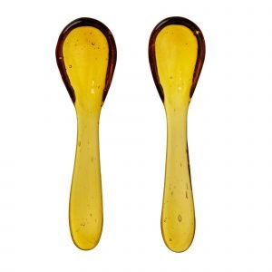 Glass bowl-amber - Image 4