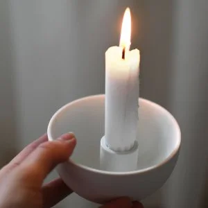 Lidatorp candlestick-white - Image 2