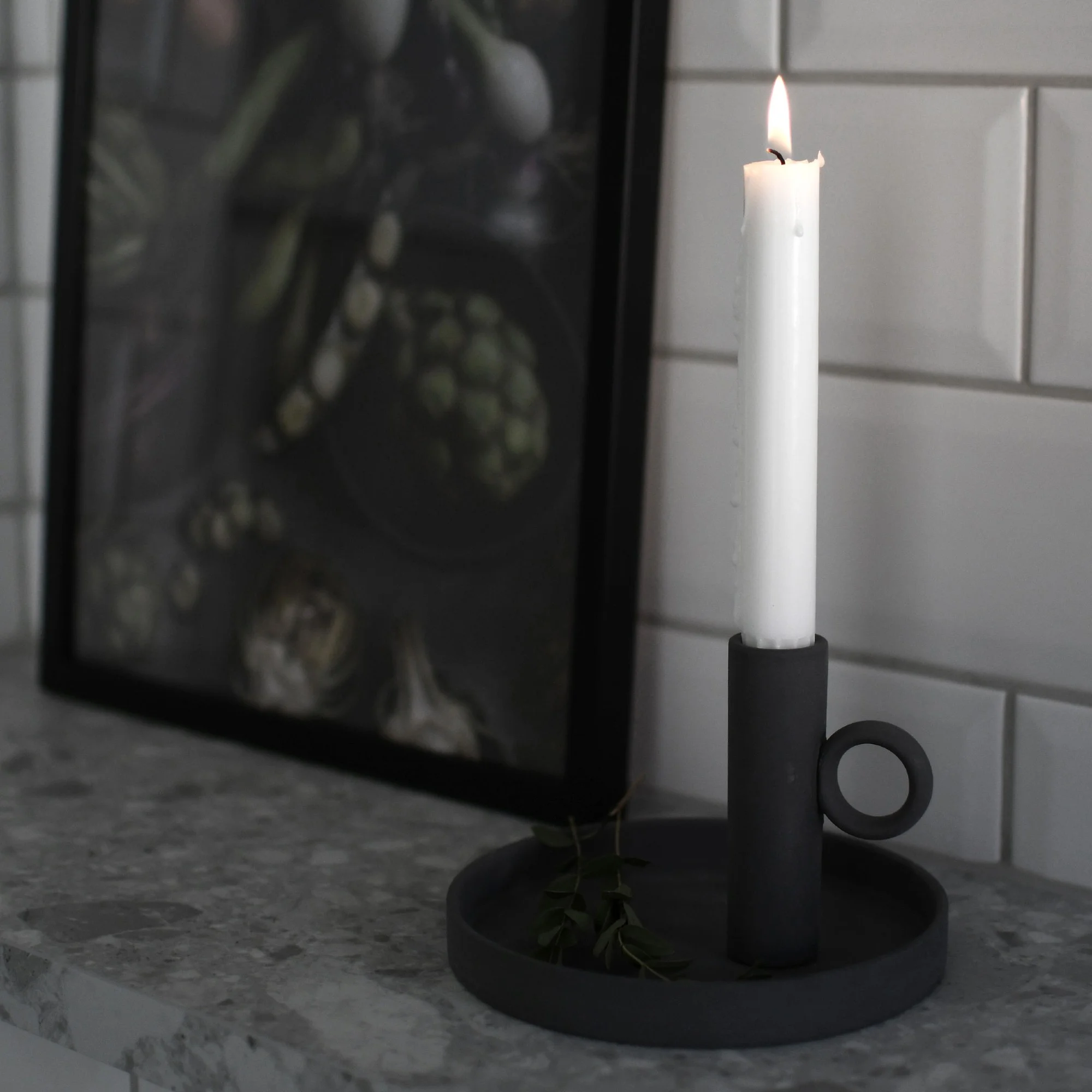 Linde kandelaar-licht grijs - Afbeelding 3