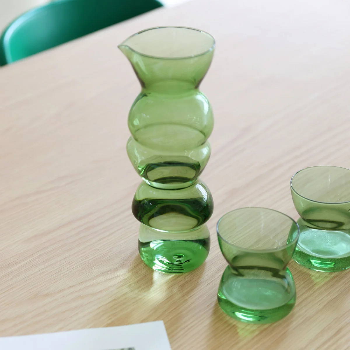 Carafe totem - green - Image 3