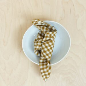 Servet Vichy - Curry - Afbeelding 2