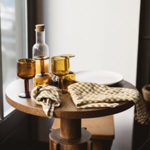 Servet Vichy - Curry - Afbeelding 3